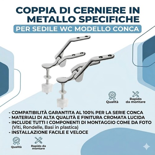Coppia cerniere ricambio - coppia, per